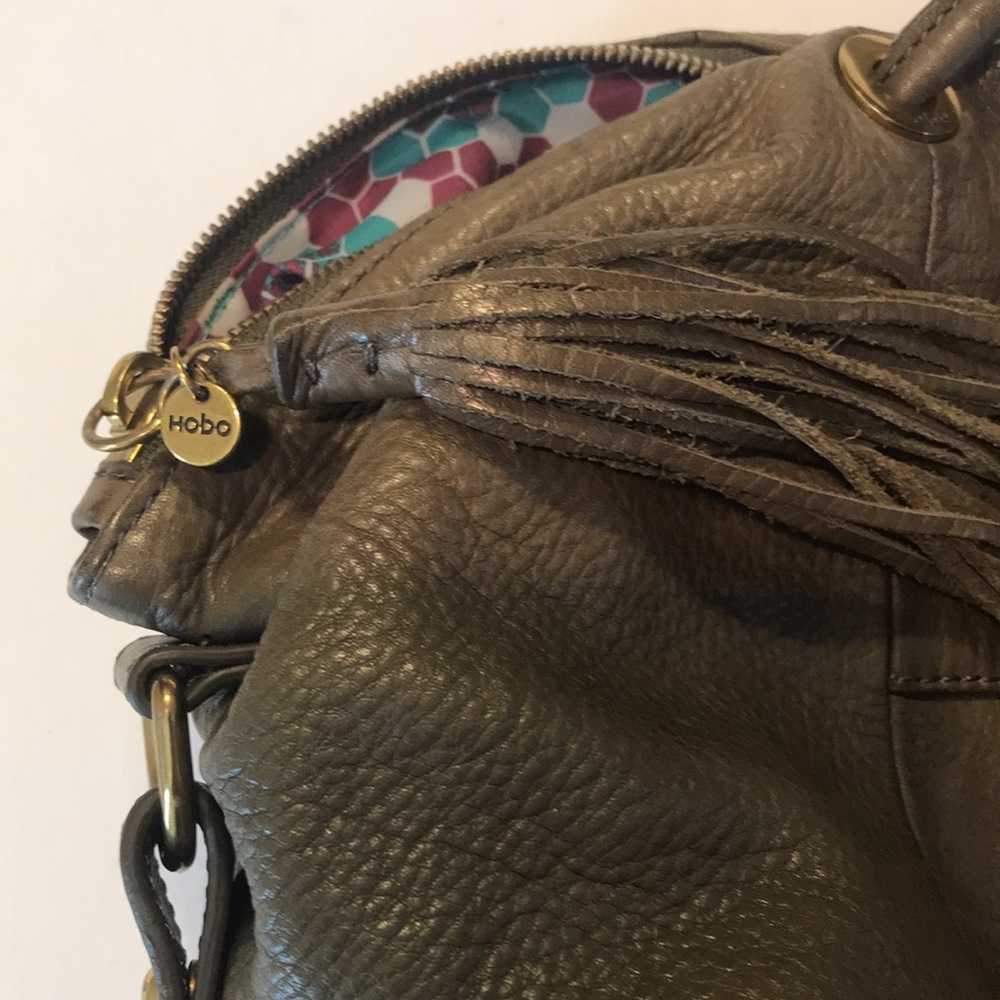 HOBO International Large Pebble Leather Hobo Shoulder Bag - Picture 9 of 12